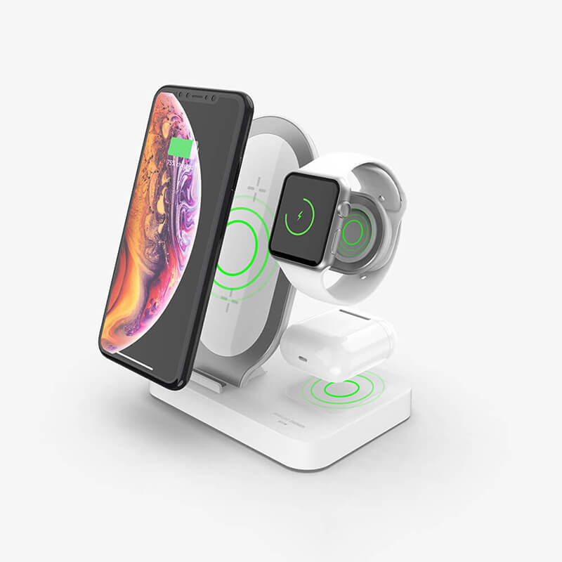 Support de chargeur sans fil double 3 en 1